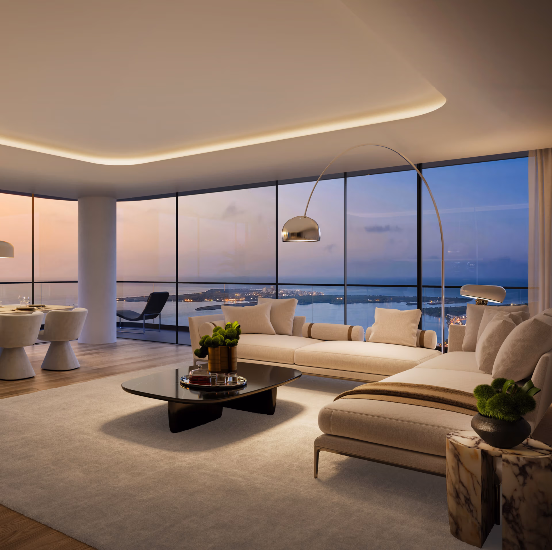 Mercedes-benz Places, Miami. Livingroom.
