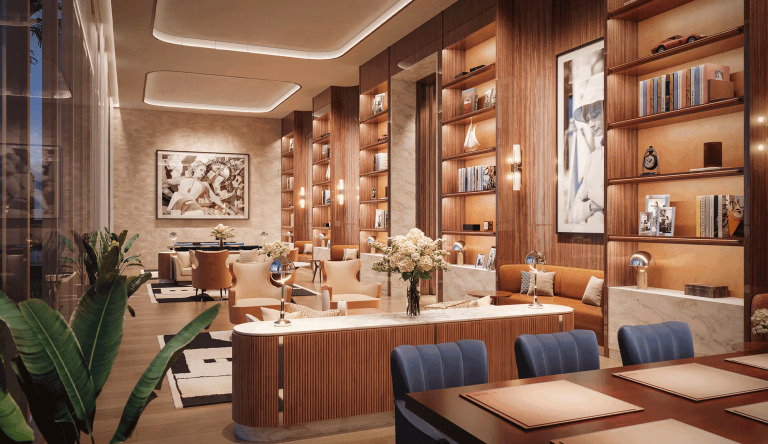 cipriani-residences-miami-Library